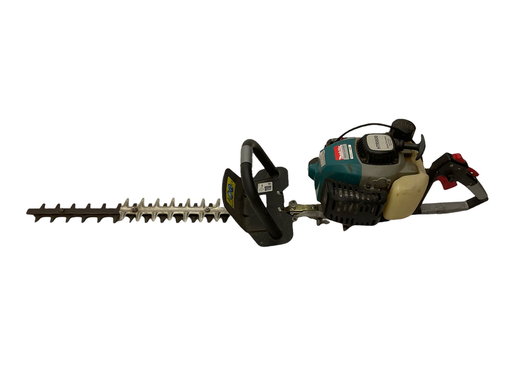 Makita HTR5600 22-inch petrol hedge trimmer and Flymo TL KT12ADV Kawasaki 2 stroke engine petrol hover lawnmower. - THIS LOT IS TO BE COLLECTED BY APPOINTMENT FROM DUGGLEBY STORAGE, GREAT HILL, EASTFIELD, SCARBOROUGH, YO11 3TX
