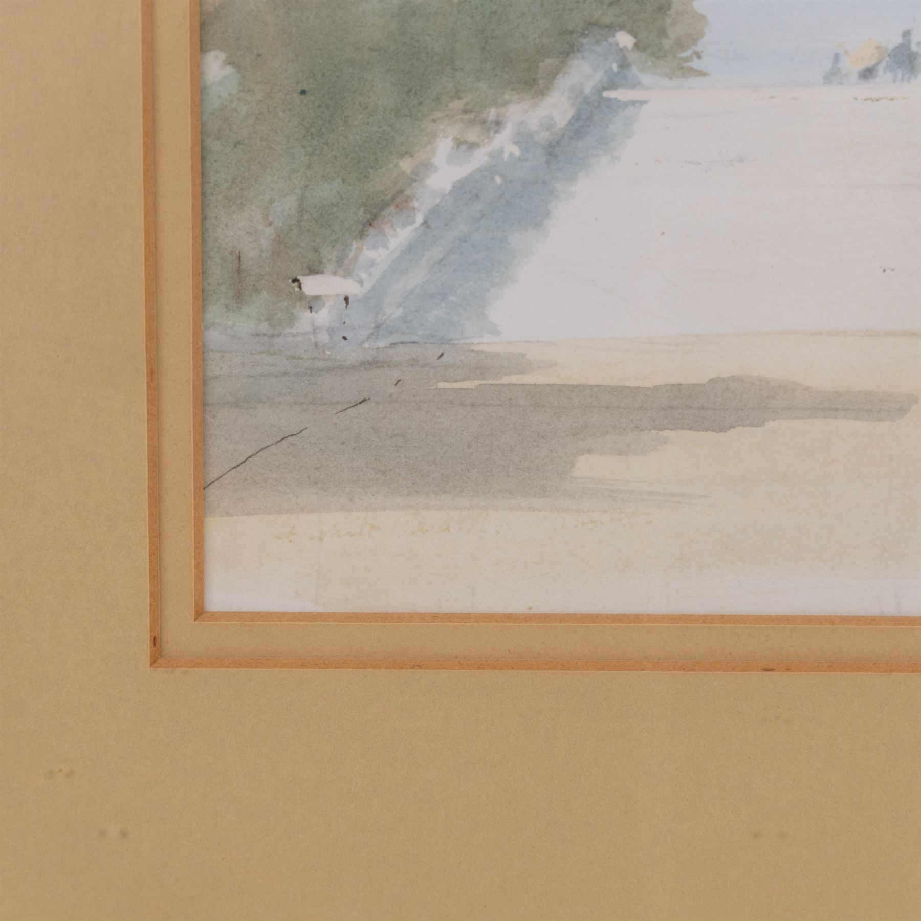 Sir Hugh Casson (British 1910-1999): Steps Towards the Viewpoint, watercolour faintly inscribed 12cm x 18cm 