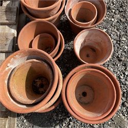 Sankey Bulwell, terracotta garden pots - provenance Sand Hutton (20)