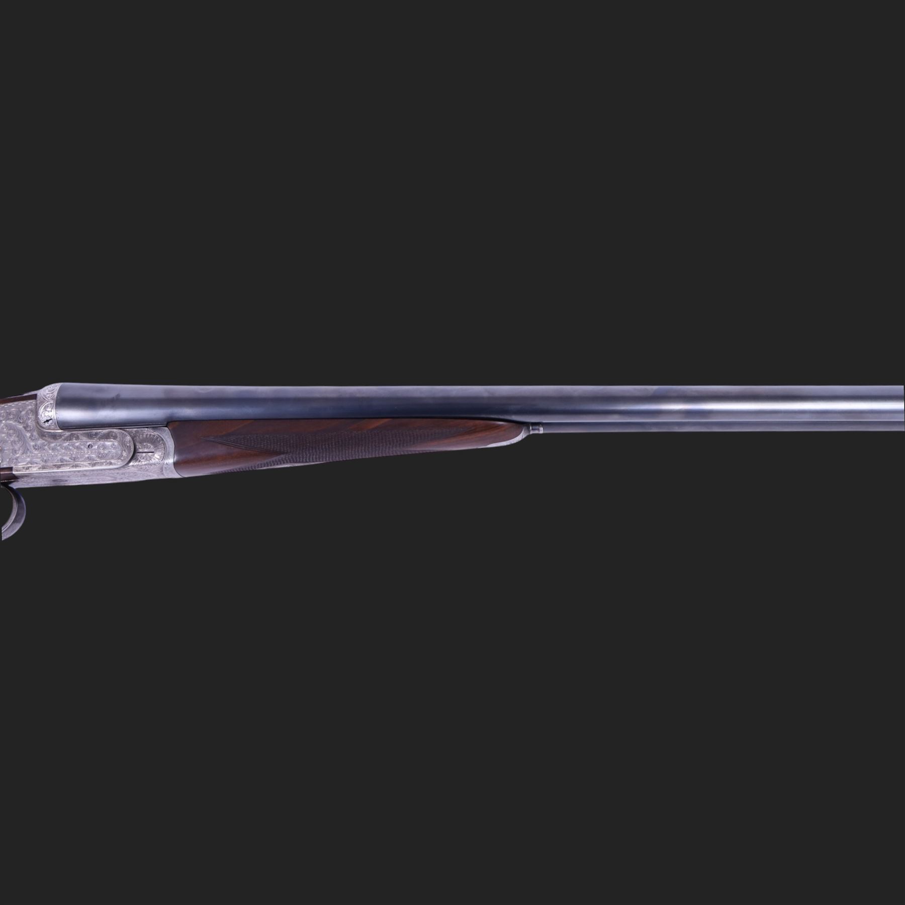 AYA 12 bore double trigger sidelock ejector, side by side double barrel shotgun with 71cm (28