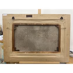 Italian School (19th century): Porta Capuana - Naples, oil on canvas indistinctly inscribed 48cm x 73cm