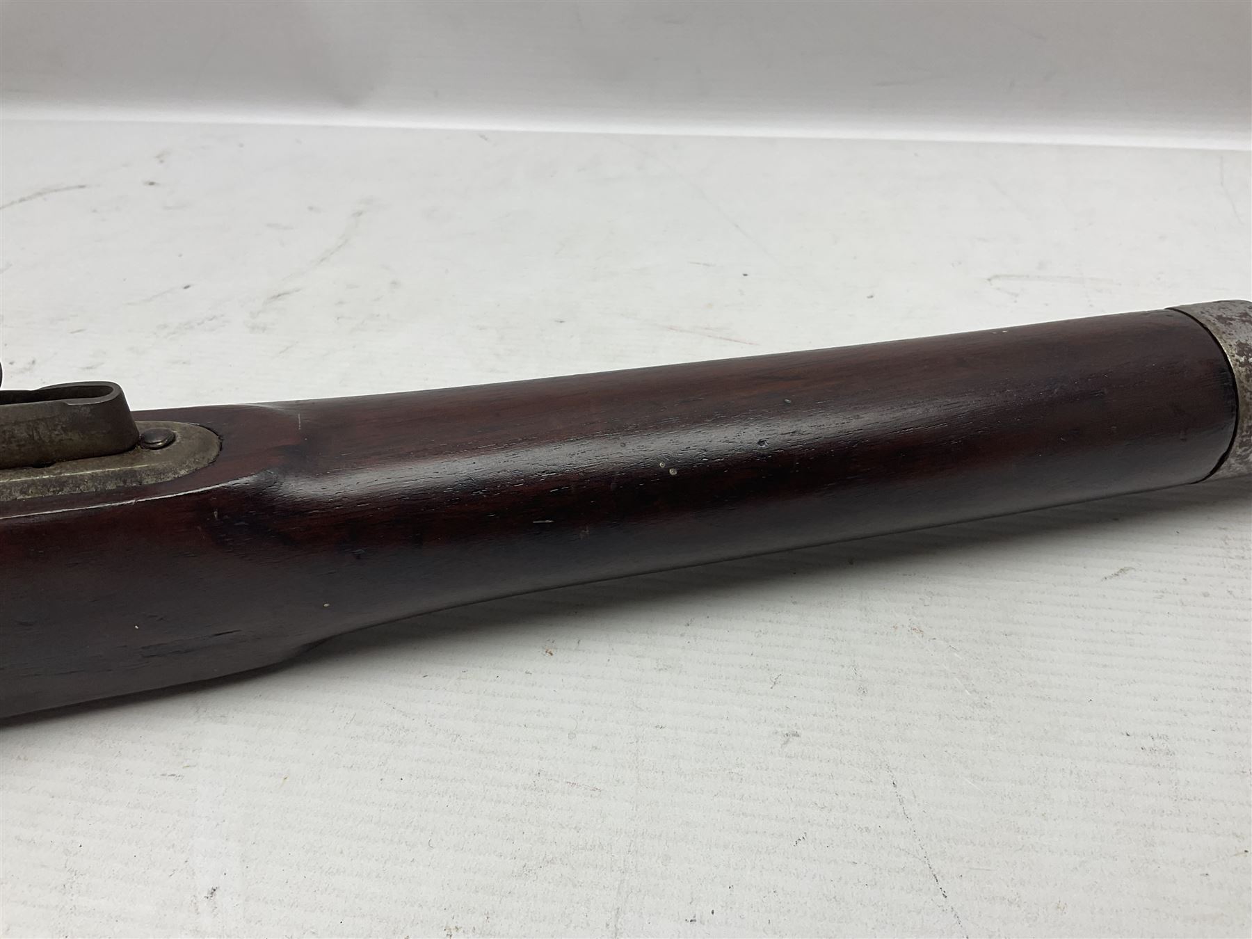 Early 19th century M.T. Wickham of Philadelphia flintlock musket, approximately .700 cal., the 104cm(41