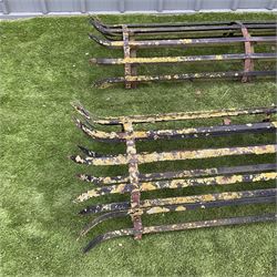 Pair of Wrought metal parkland tree guards - THIS LOT IS TO BE COLLECTED BY APPOINTMENT FROM DUGGLEBY STORAGE, GREAT HILL, EASTFIELD, SCARBOROUGH, YO11 3TX