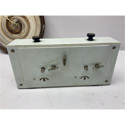 Metamec mantle clock together with Jantar chess clock and to other clocks 