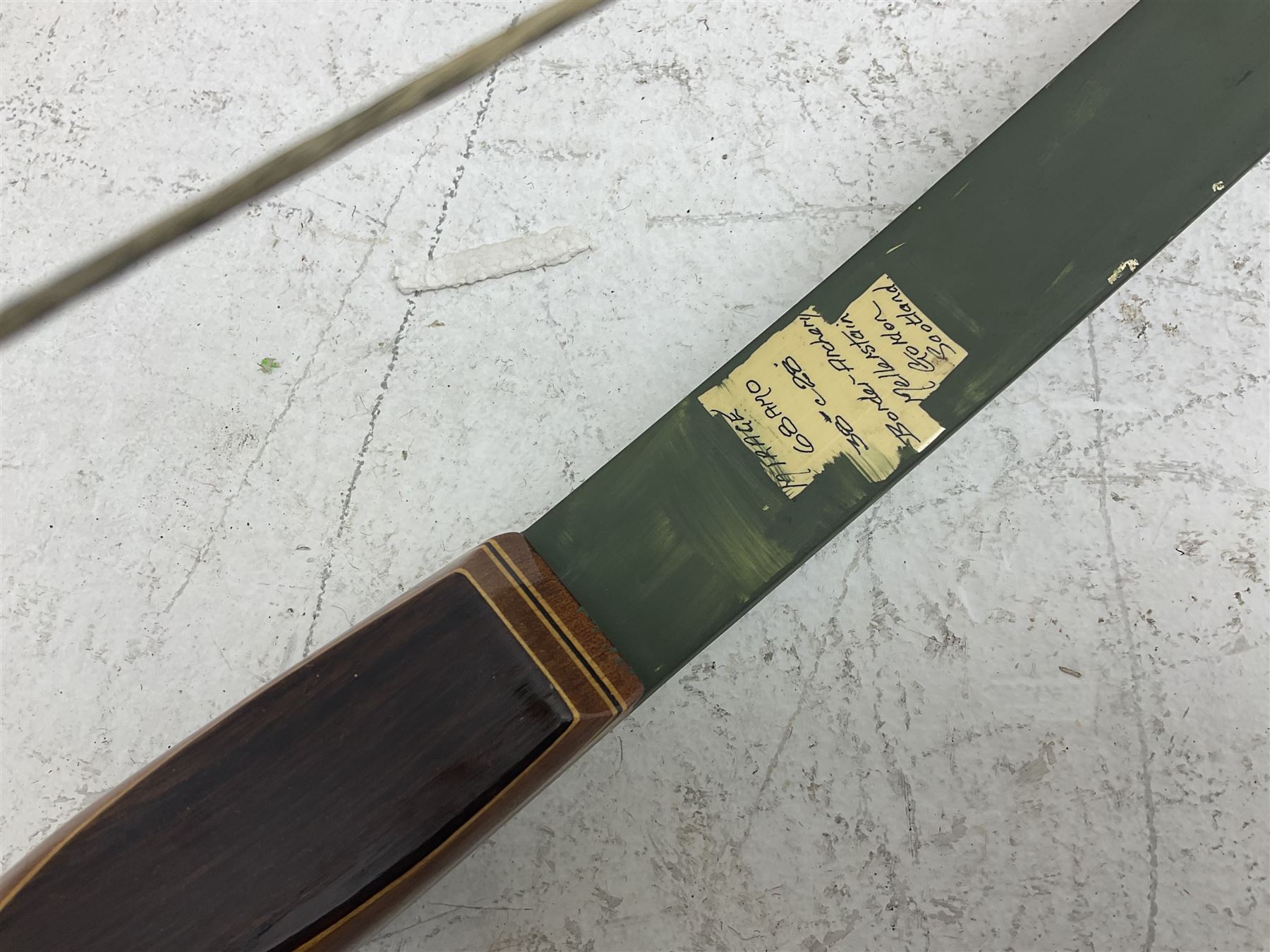 Border Archery Mellerstain Gordon Scotland Mirage 68AMO take-down recurve bow 36lb at 28