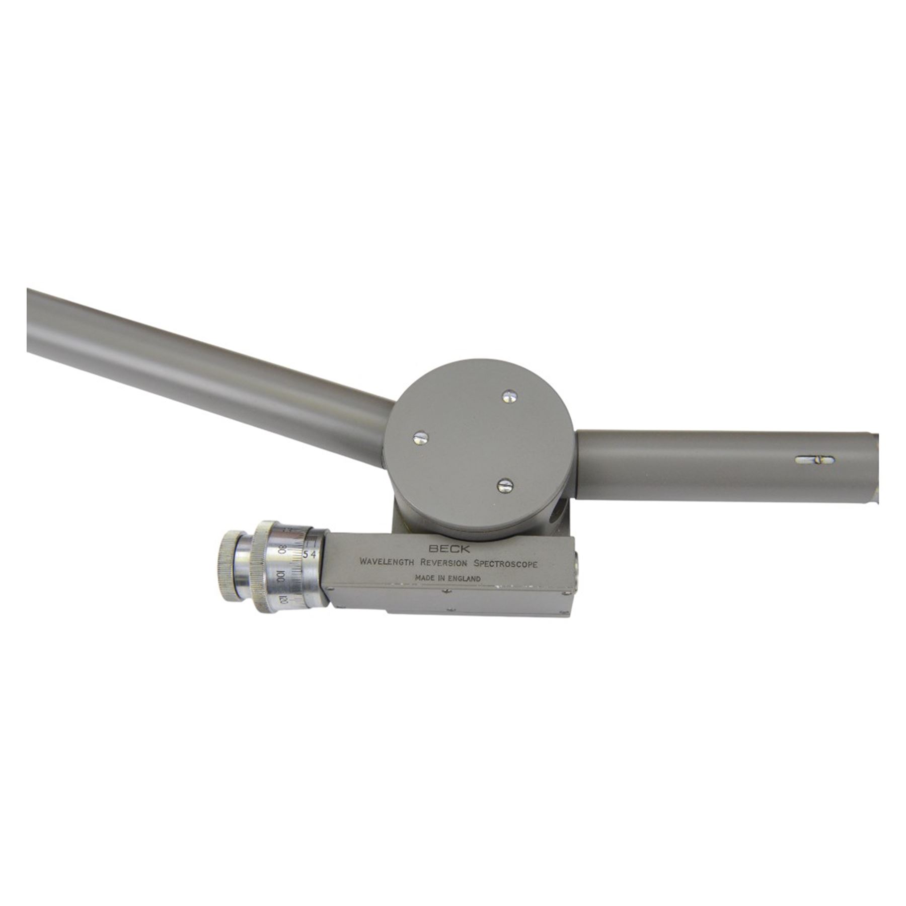 Marconi Instruments Ltd Wavemeter no. TF975, in fitted wooden case, together with a Bellingham & Stanley Ltd abbe refractometer no. A81090 and a Beck Wavelength Reversion Spectroscope, in wooden box