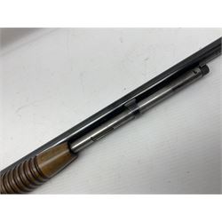 FIREARMS CERTIFICATE REQUIRED - Belgian Browning FN pump action .22 LR rifle, the 56cm(22