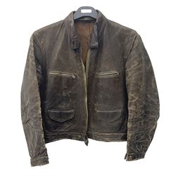 German Luftwaffe Hartmann leather jacket