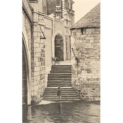 Stuart Walton (Northern British 1933-): York Minster from Precentor's Court, The Shambles - York, View of Lendal Bridge from Dame Judy Dench Walk and Steps Leading from Wellington Row beneath Lendal Bridge to the River Ouse, set of four prints signed with initials and dated '78 in pencil 27.5cm x 17.5cm (4)