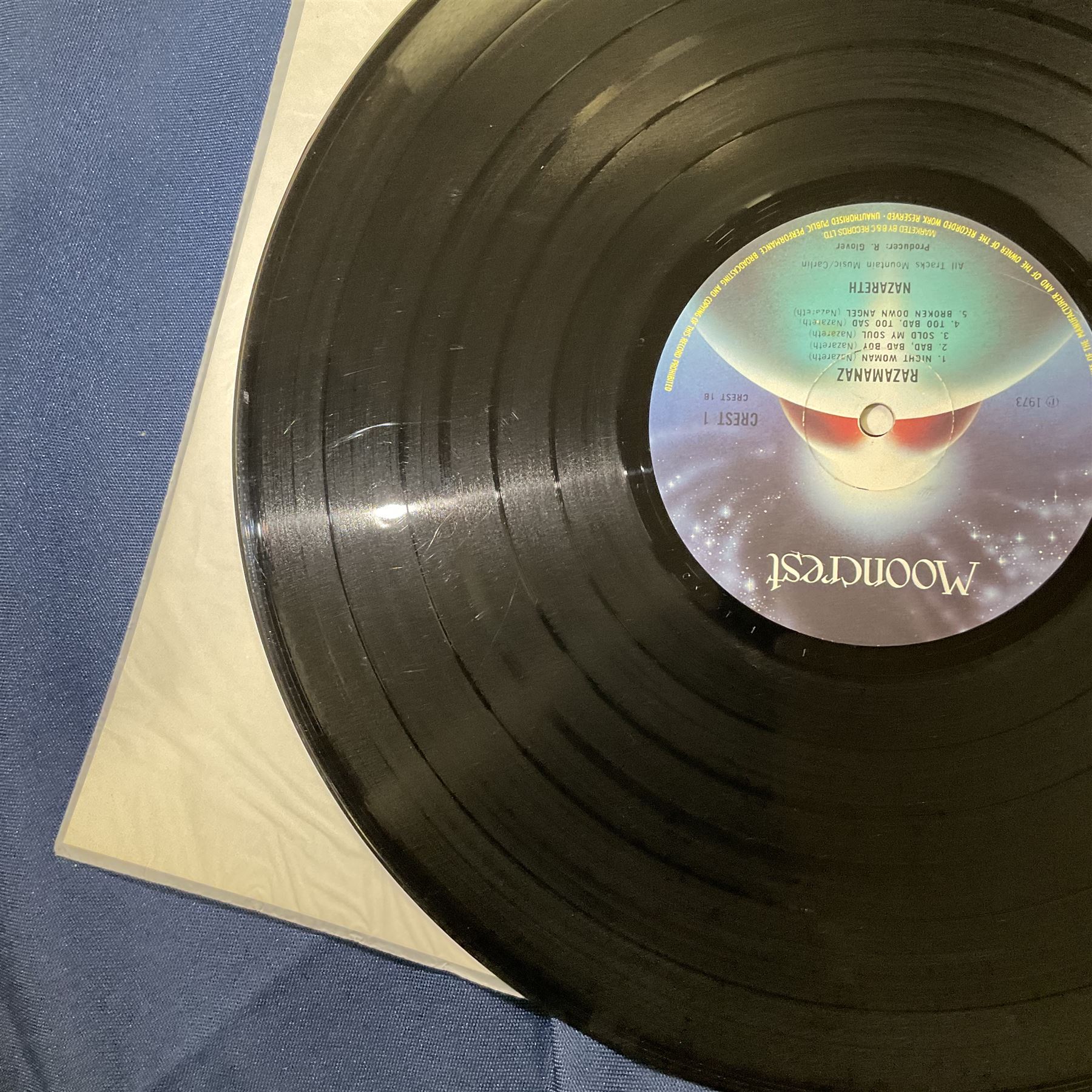 Nazareth vinyl LPs including 'Exercises', 'Raz Ama Naz', 'Loud 'N' Proud' etc (6)