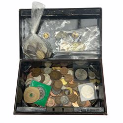 Coins, to include small quantity of Great British pre 1947 silver examples. 
