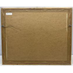 English School (Early 20th century): North-eastern Beach Scene, watercolour signed with indistinct monogram 32cm x 46cm