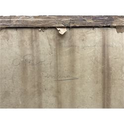 Stephen Frank Wasley (British 1848-1934): Herding Cattle, watercolour heightened in white signed 74cm x 52cm