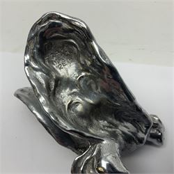 Rolls Royce Spirit of Ecstasy car mascot, signed Charles Sykes and dated 6.2.11 to the base, H16cm