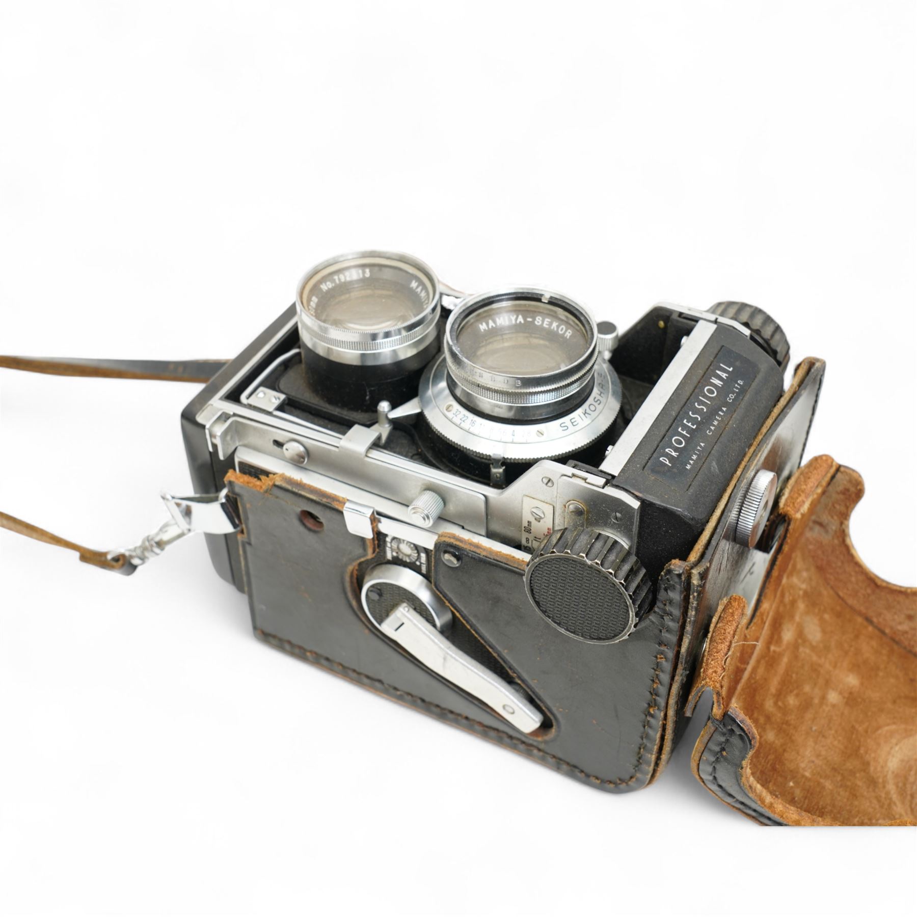 Mamiya C3 Professional camera; together with a Thorton Pickard Ruby Horizonal camera and one other, two in original cases, with accessories