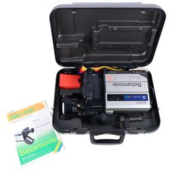 Sony BetaMovie BMC-100P camera, in carry case with instructions