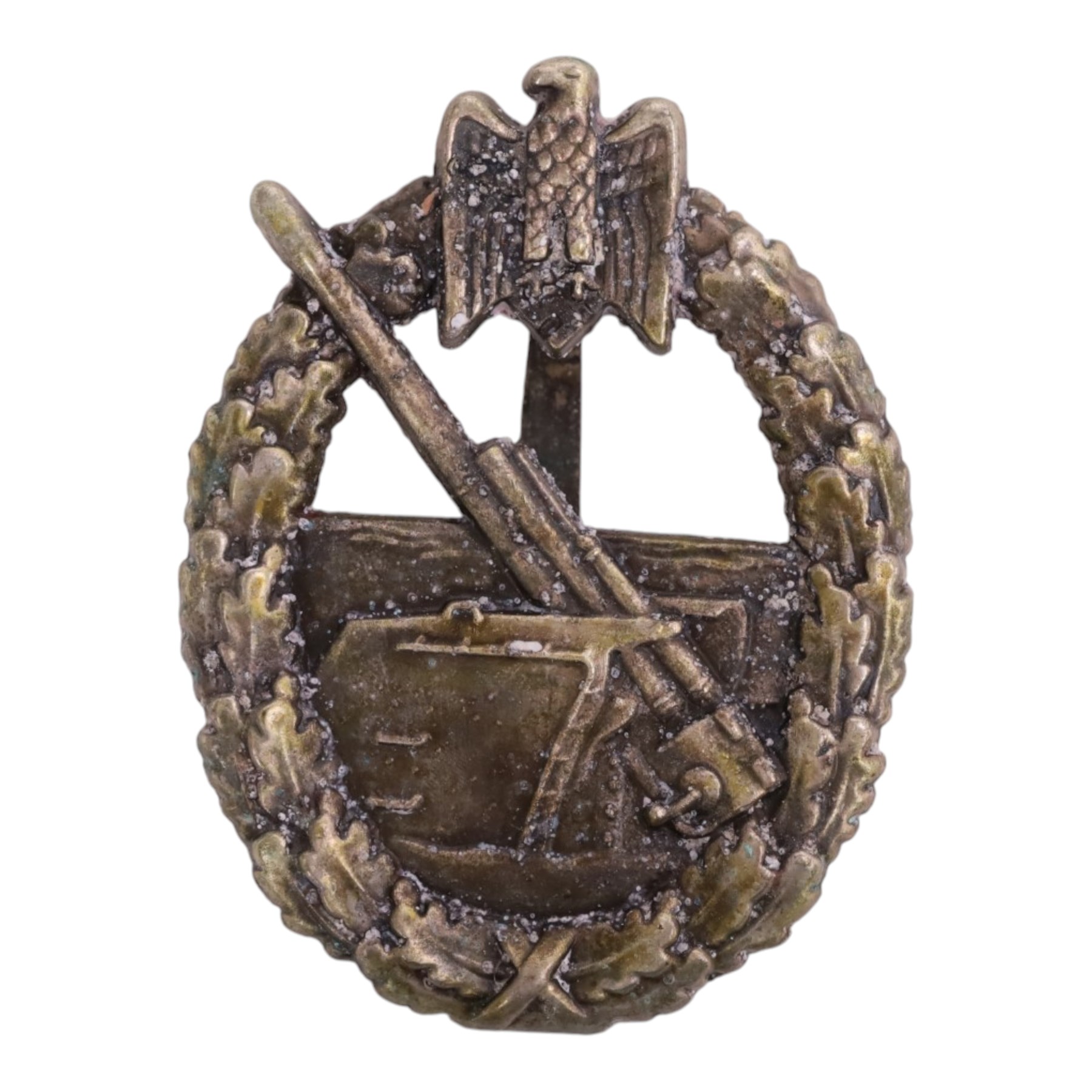 WWII Third Reich Kriegsmarine Coastal Artillery badge