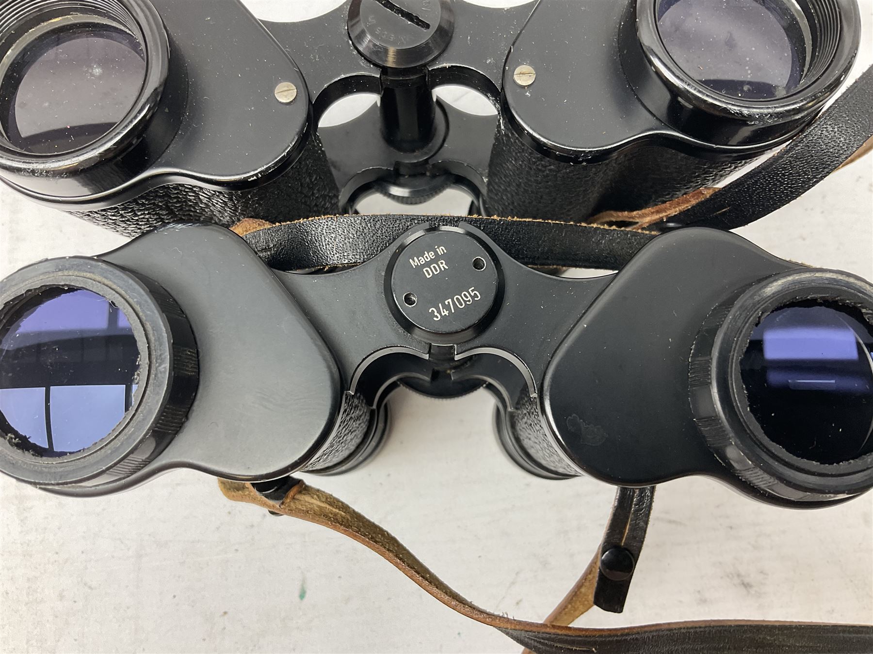 Eight cased pairs of binoculars, to include Noctovist Mk II 8x30, Prinz 8x30, Steiner Bayreuth 8x30, Springfield H.F.P 8x26 etc