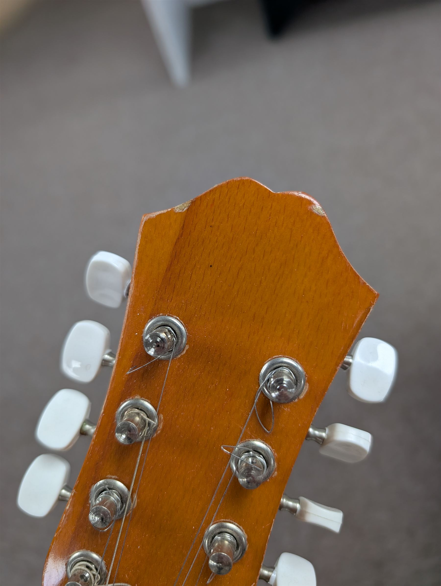 Modern bowl-back eight string bouzouki, L98cm