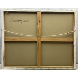 Shane McCoubrey (British 1966-): 'Summer Breeze', acrylic on canvas, signed and dated 2005 verso 80cm x 100cm (unframed) 
Provenance: private collection, purchased directly from the artist by the vendor via Terence Macklin Gallery, Whitstable in 2005.