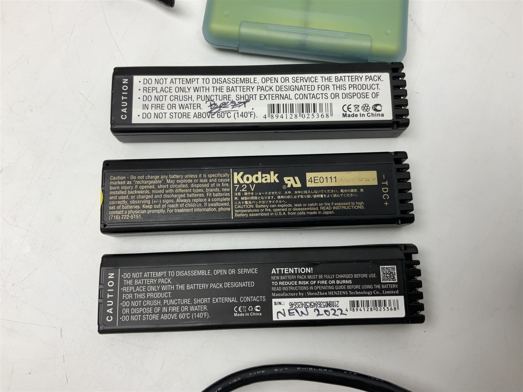 Canon EOS 1n Digital camera body, serial no. 260436, with 'Canon Zoom Lens EF 35-80mm 1:4-5.6 II Canon Inc. 52mm' lens, Kodak Professional DCS 520 digital module, and charger, serial no. K520C03165, together with Nikon F5 camera body with Kodak Professional DCS 760 digital module and charger, serial no. K760C03802