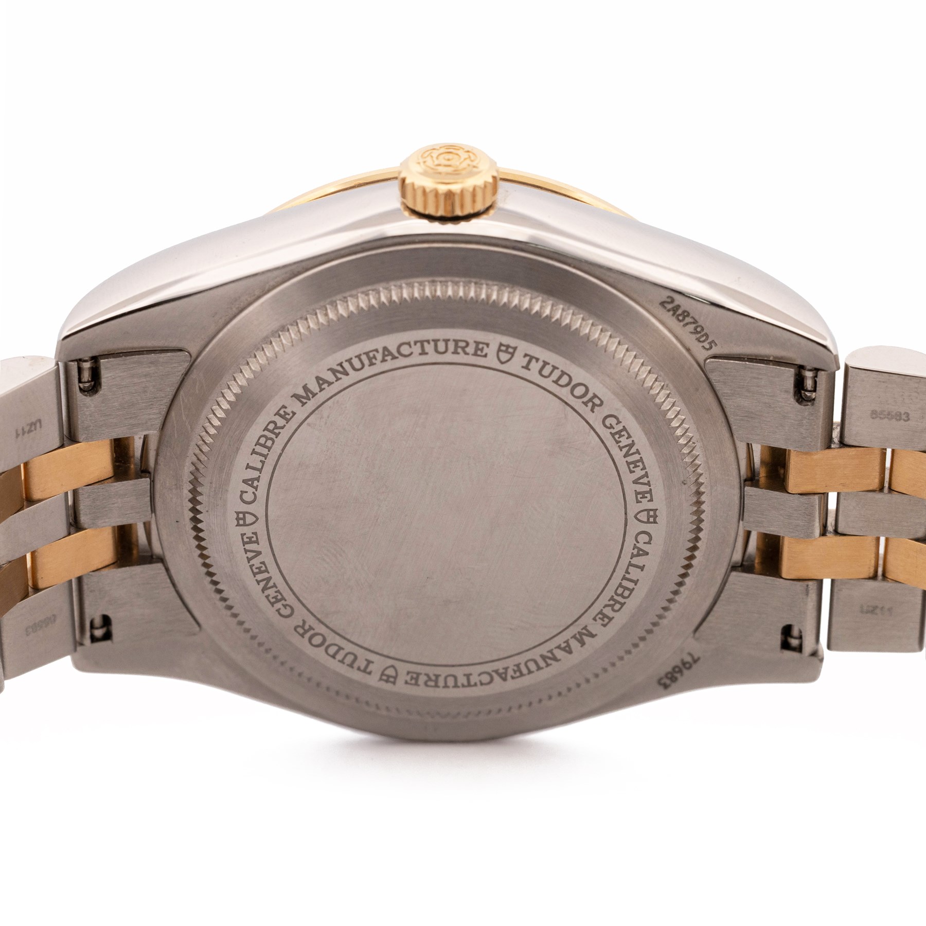 Tudor Black Bay One gentleman's stainless steel and gold automatic chronometer wristwatch, Ref. 79683, black dial with luminous hour markers, on original bracelet with fold-over clasp, boxed with guarantee dated and original receipt dated 2025