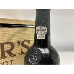 Taylor's, 1977, vintage port, 75cl, 21% vol, twelve bottles, cased 