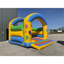 Large inflatable bouncy castle with electric blower - THIS LOT IS TO BE COLLECTED BY APPOINTMENT FROM DUGGLEBY STORAGE, GREAT HILL, EASTFIELD, SCARBOROUGH, YO11 3TX