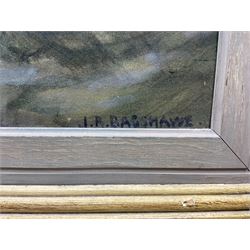 Joseph Richard Bagshawe (Staithes Group 1870-1909): Steam Tug bringing in Distressed Sailing Vessel Whitby Coble in the Foreground, watercolour heightened in white signed 52cm x 69cm