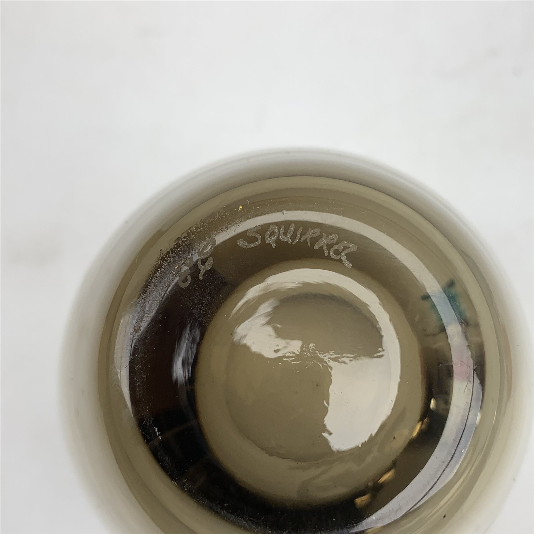 RTV - A selection of Art Glass, to include a paperweight with internal yellow drop centre designed by Catherine Hough, marked beneath C. Hough, plus pieces by Caithness, Whitefriars, Andrew Sanders, and Strombergshyttan.