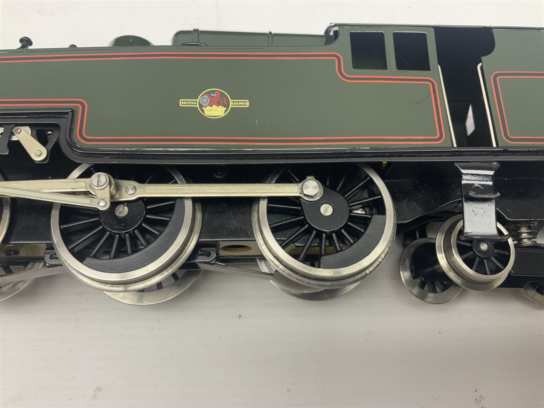 Ace Trains '0' gauge - limited edition E8 Stanier 2-6-4 tank locomotive No.42546 in late BR passenger green with final totem; for two or three rail running; boxed with original packaging and instructions in outer delivery box