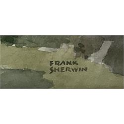 Frank Sherwin (British 1896-1985): A Quiet Harbour, watercolour signed 34cm x 44cm