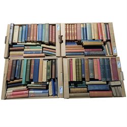 Collection of poetical works and other books in four boxes