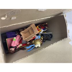 Collection of 1980s/90s Playmobil - vehicles including Fire-Engine No.21, Mobil Crane No.28, Quick Service Truck No.1 with trailer, Dumper Truck, GSL Sports car, GS Turbo car and three motorcycles; together with boxed Knights Tournament Set, Playmospace Space Station and Shuttle, wigwam and various accessories and figures etc