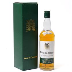 Bottle of House of Commons 12 years old Scotch whisky 70cl, 40% volume, boxed