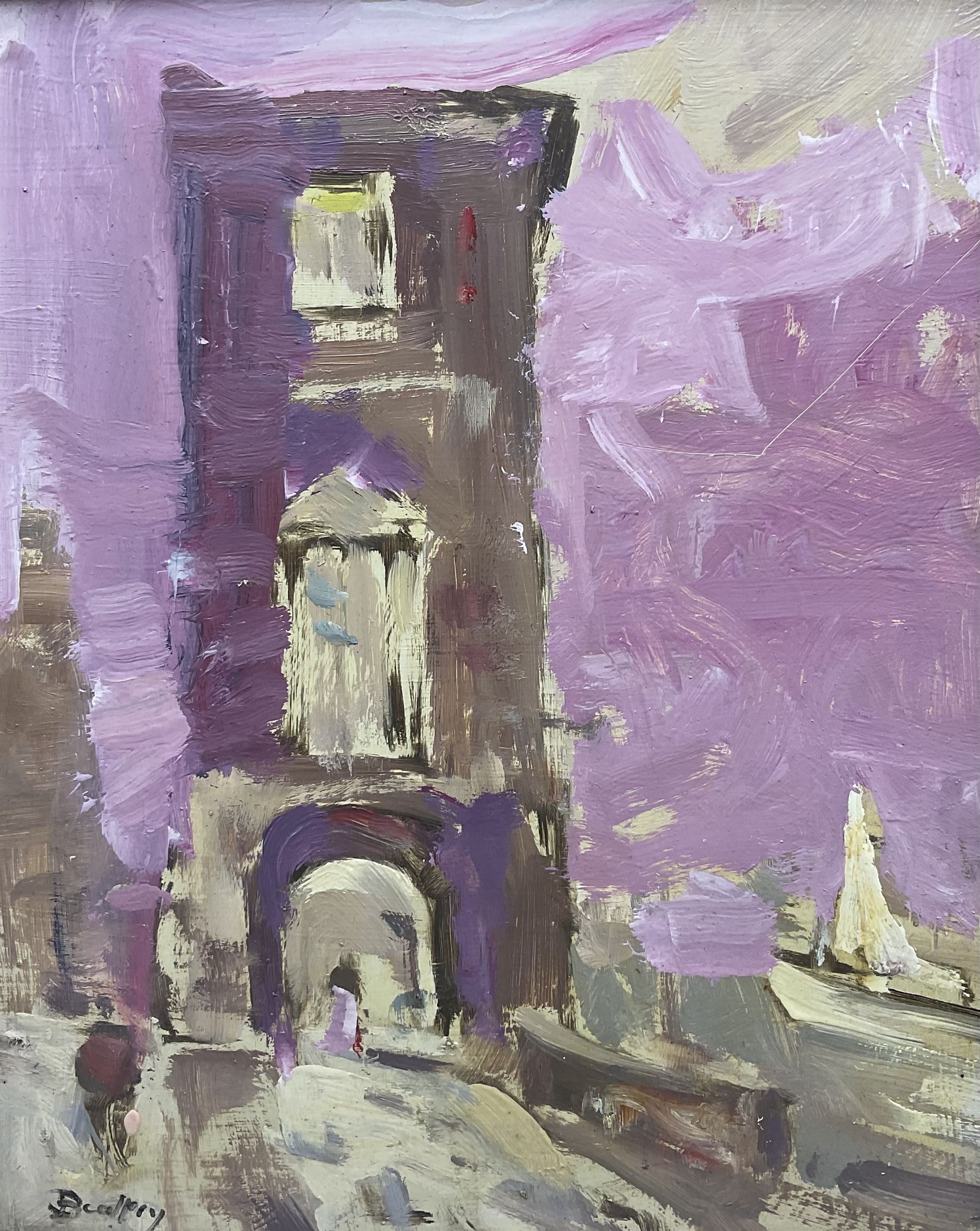 William B Dealtry (British 1915-2007): 'Chioggia - Little Venice', oil on board signed, titled verso 35cm x 28cm 
Provenance: direct from the family of the artist.