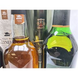 Clynelish 14 years old Single Malt Scotch whisky, 70cl 46% vol, one bottle in box, Glenfiddich 12 years old Single Malt Scotch whisky, 700ml 40% vol, one bottle in tin, and Dow's Master Blend Finest Reserve Port Porto 75cl 20% vol, one bottle (3)