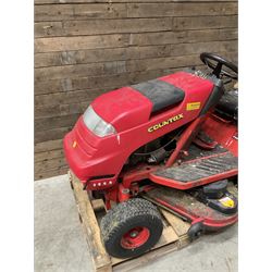 Countax K18 Twin ride on lawnmower 42” cut, with trailer and attachment 