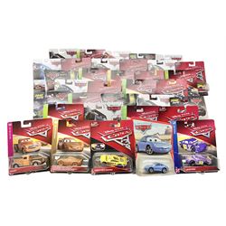Disney Pixar 'Cars' - thirty-four Mattel carded die-cast models; all in unopened blister packs (34)