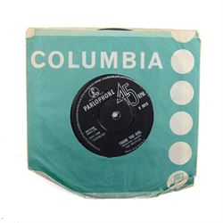 The Beatles 'With The Beatles' vinyl LP, UK Stereo Original, Parlophone PCS 3045, together with two Beatles 7