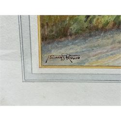 Nathan Stanley Brown (British 1890-1980): The Surprise View Troutsdale near Scarborough, watercolour signed 26cm x 42cm