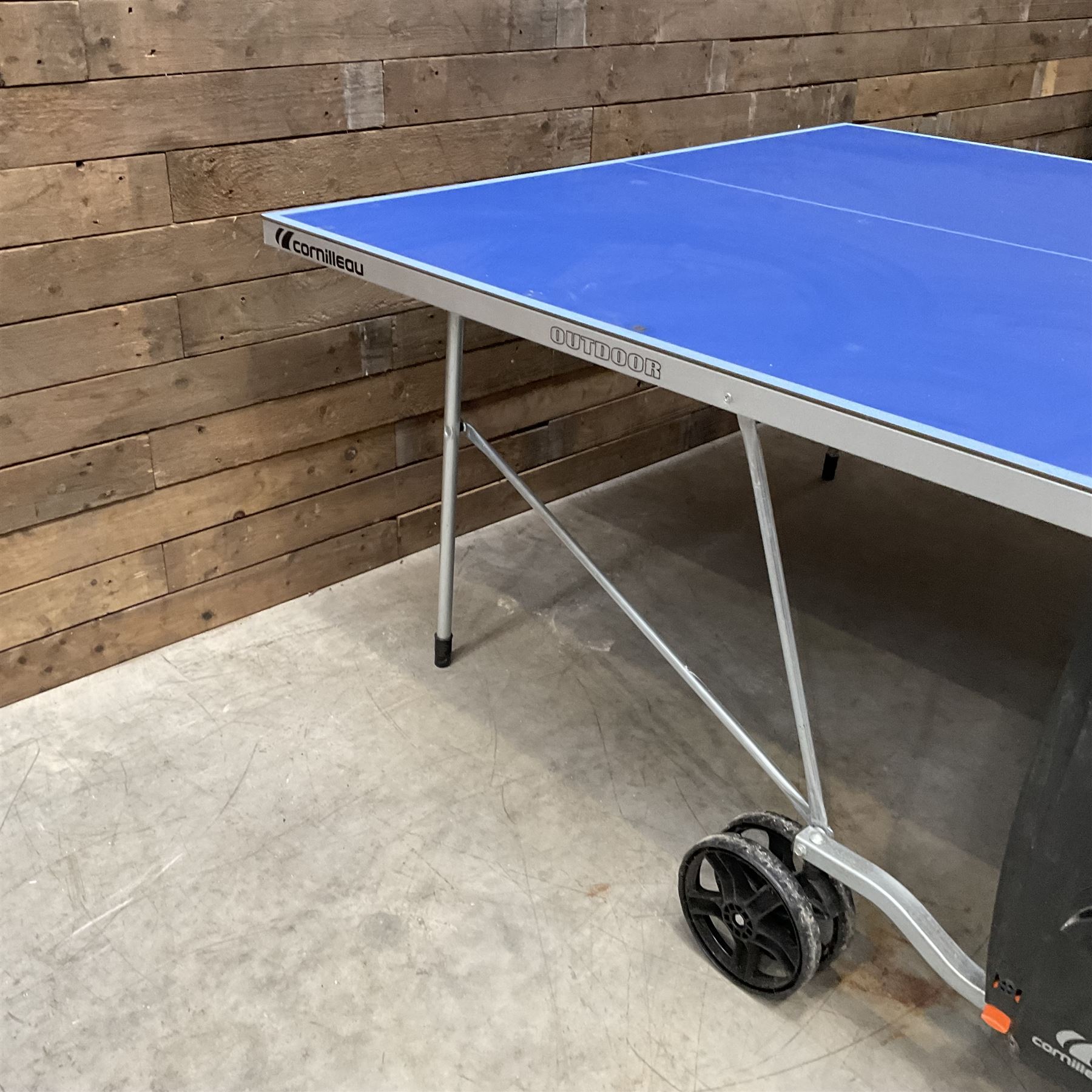 Cornilleau 100S crossover table tennis table, folding with cover