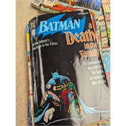 Collection of 1980s and later Marvel and DC comics