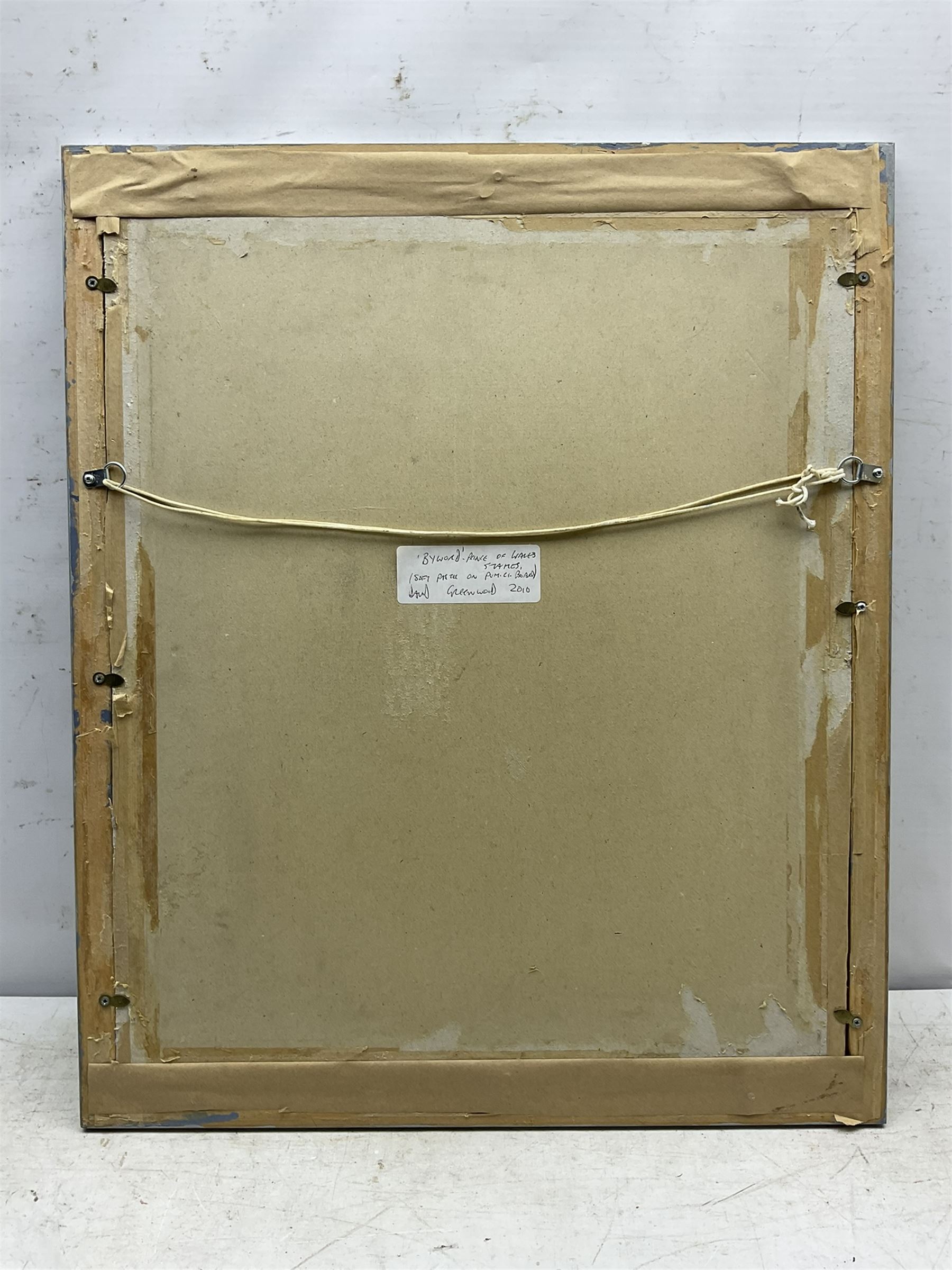 David Greenwood (Northern British Contemporary): 'Byword - Prince of Wales's Stakes', pastel signed and dated 2010, 40cm x 30cm 
Notes: Byword, the British Thoroughbred Bay, won the Prince of Wales's Stakes in 2010 with a time of 2:05.35, ridden by Maxime Guyon, trained by André Fabre, and owned by Khalid Abdullah.