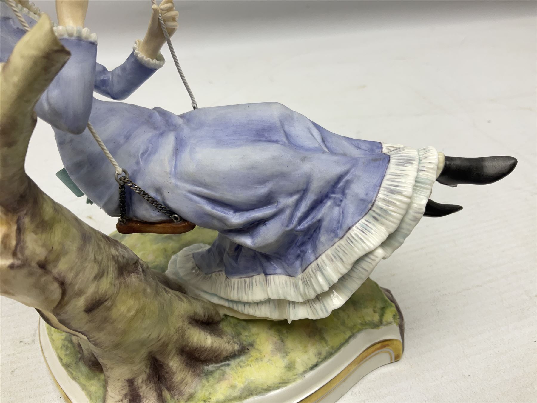 Two Royal Worcester figures from the Victorian Ladies series comprising of Alice and Cecilia, H21cm 