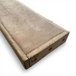 Large beech hardwood butchers block