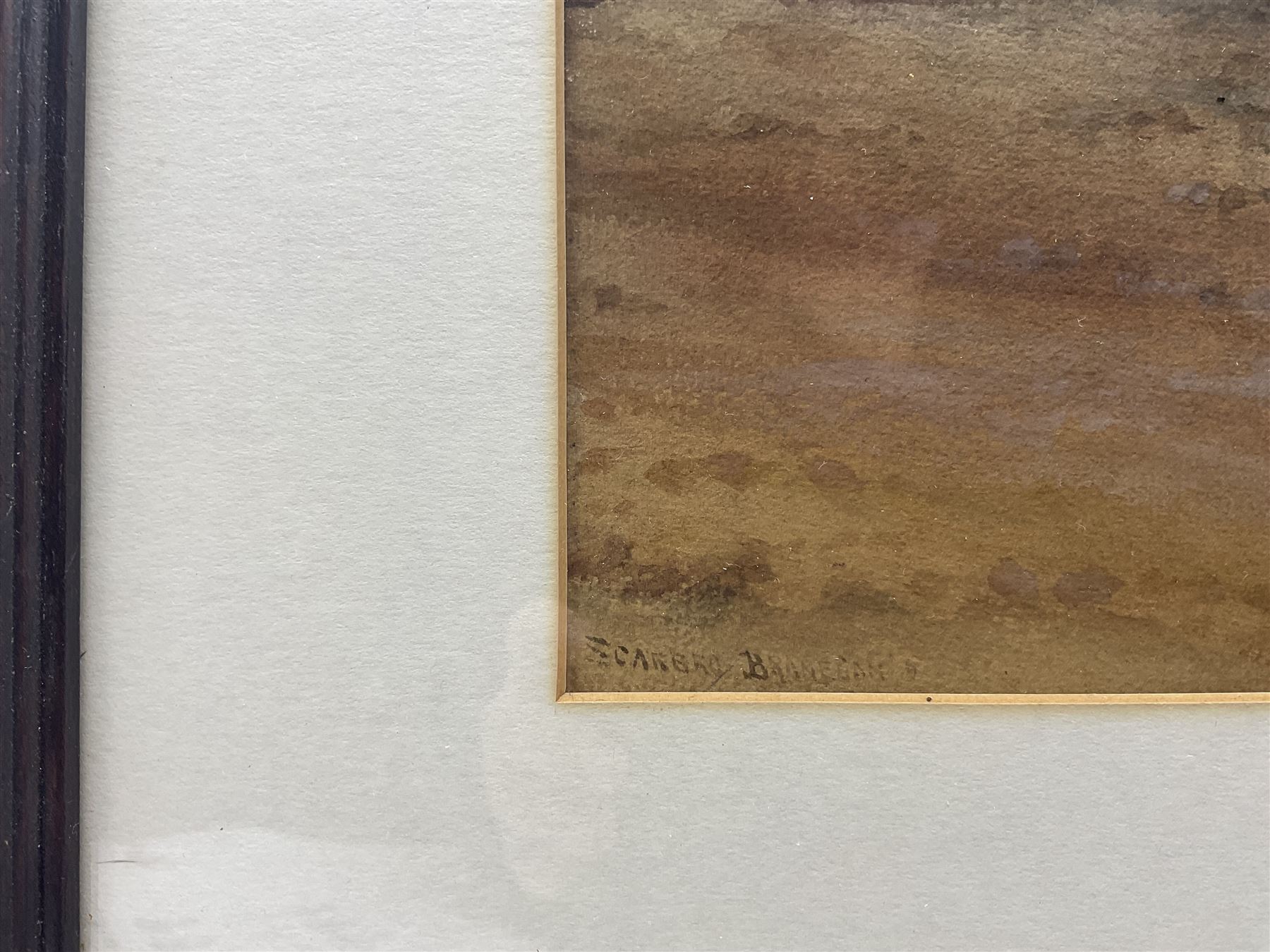 John Francis Branegan (British 1843-1909): 'Scarborough' South Bay, watercolour signed 47cm x 75cm 