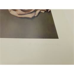 Robert Oscar Lenkiewicz (British 1941-2002): 'Painter with Esther - Aristotle/Phylis Theme - Project 18', limited edition colour print signed titled and numbered 182/275 in pencil 74cm x 61cm with full margins (unframed)