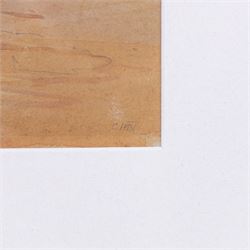 English School (19th/Early 20th Century): Whitby Rooftops, two watercolours by different hands indistinctly signed, 26cm x 41cm and 27cm x 36cm (2)