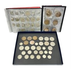 Approximately 100 grams of Great British pre 1947 silver coins, pre decimal pennies and other denominations etc